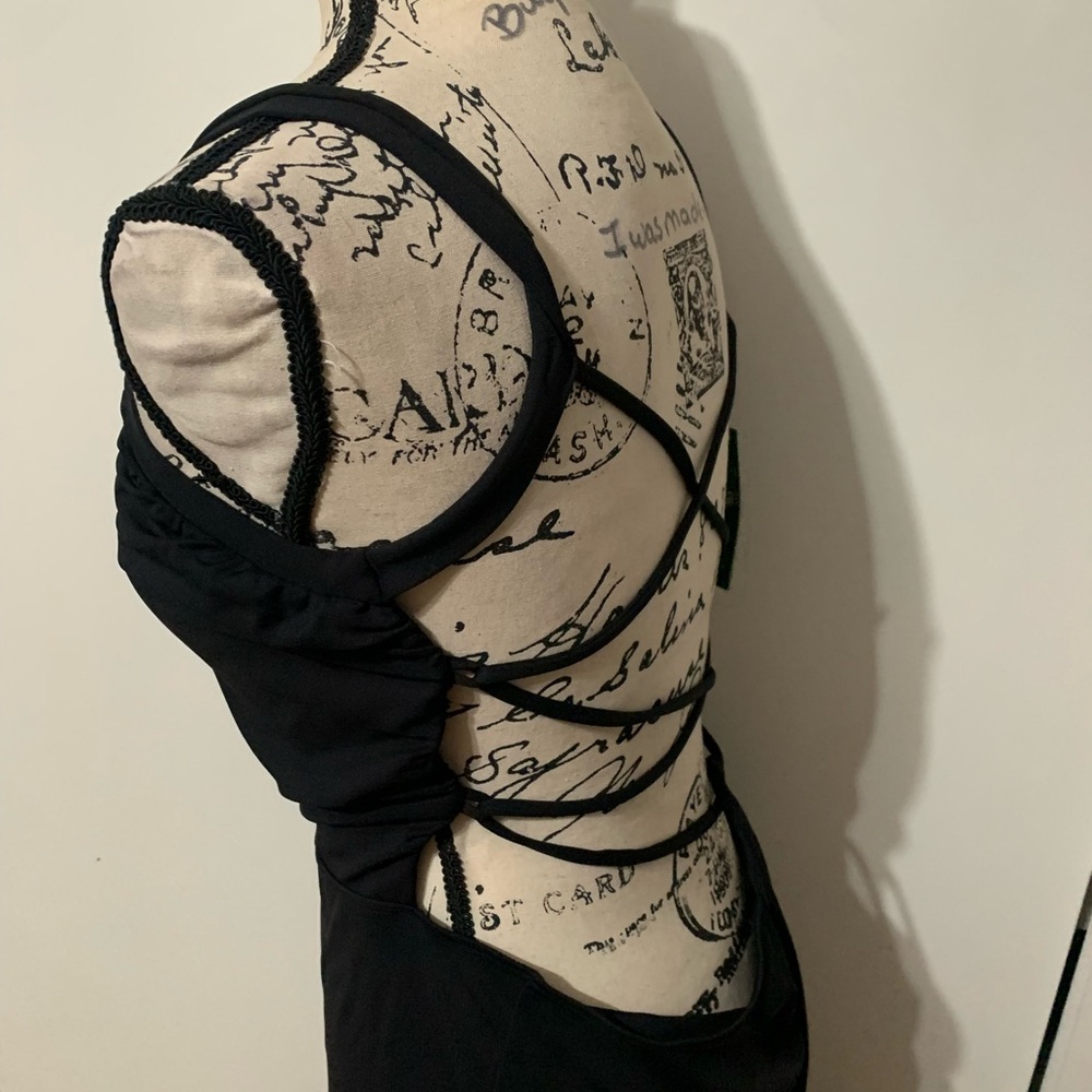 HALARA Black Strappy Maxi Dress